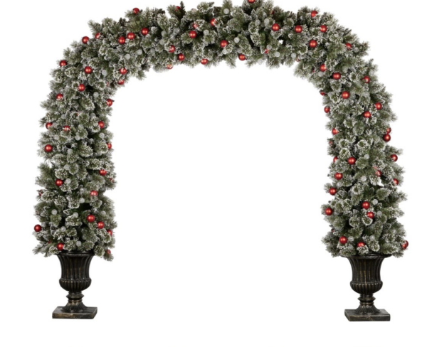 Snowy Bristle LED Archway